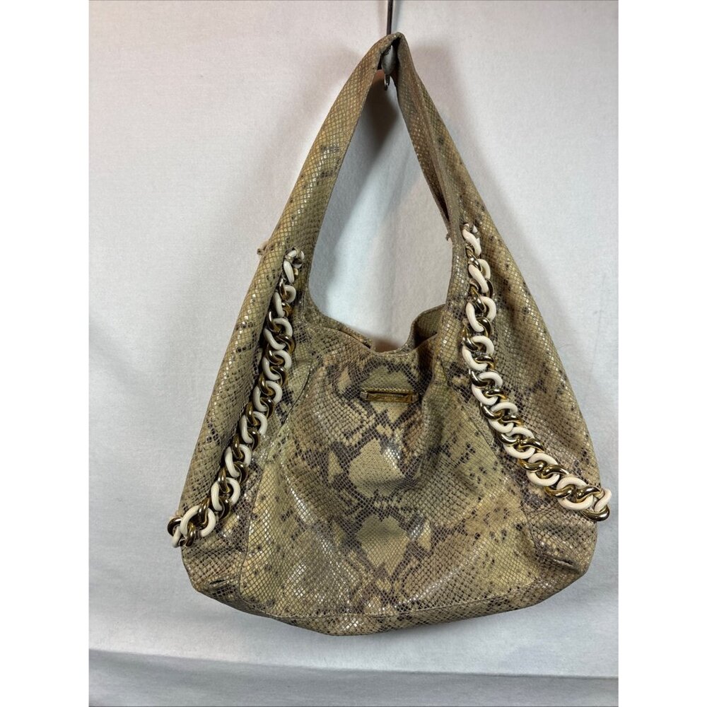 Michael Kors Large Python Embossed Leather Hobo B… - image 6